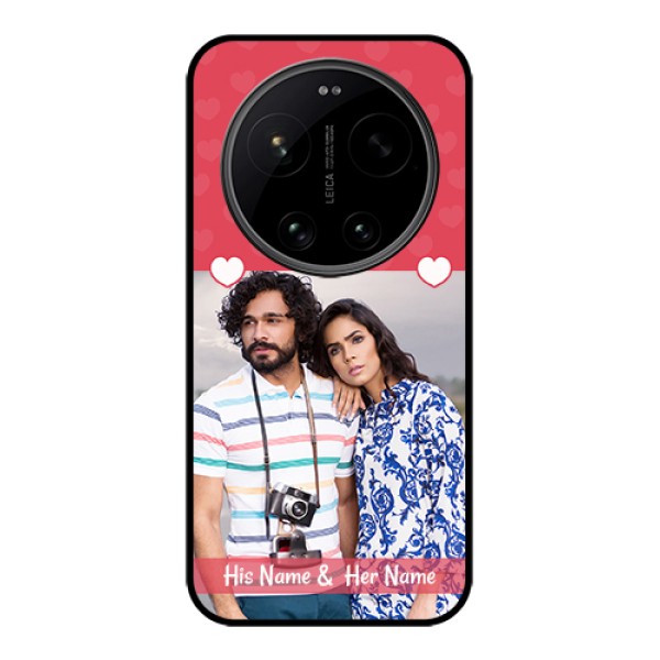 Xiaomi 17 Ultra 5G Custom Glass Phone Case - Simple Love Design