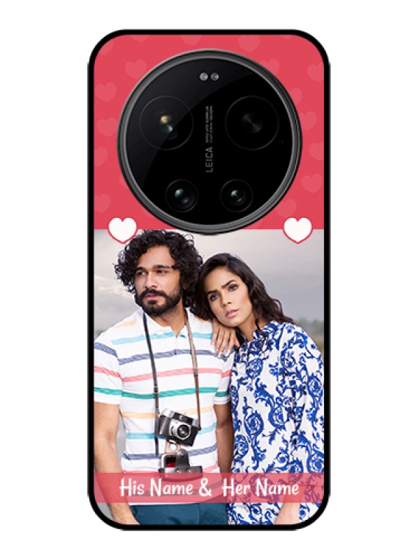 Custom Xiaomi 17 Ultra 5G Custom Glass Phone Case - Simple Love Design