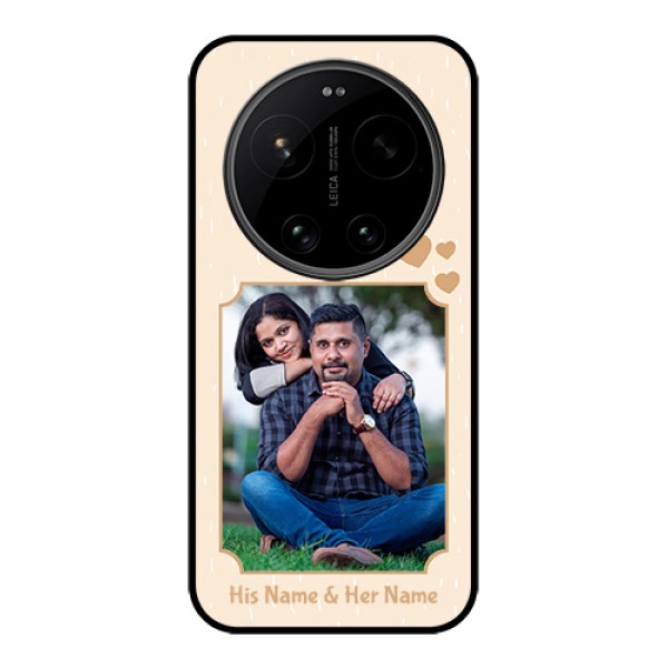 Xiaomi 17 Ultra 5G Custom Glass Phone Case - With Confetti Love Design Xiaomi 17 Ultra 5G Custom Glass Phone Case - With Confetti Love Design