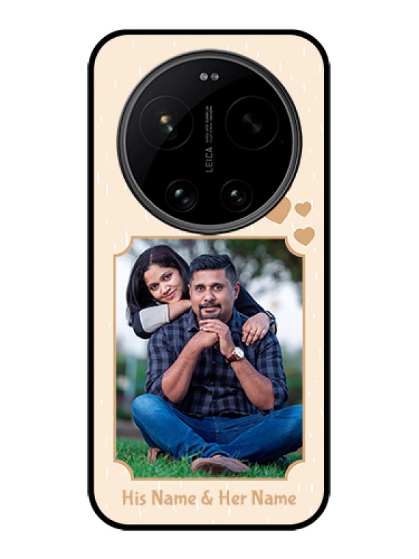 Custom Xiaomi 17 Ultra 5G Custom Glass Phone Case - With Confetti Love Design