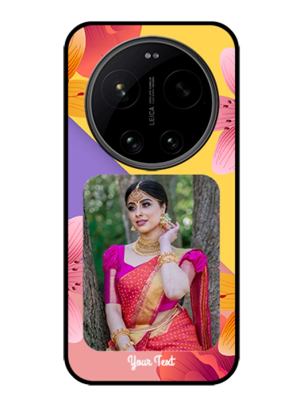 Custom Xiaomi 17 Ultra 5G Custom Glass Phone Case - 3 Image With Vintage Floral Design