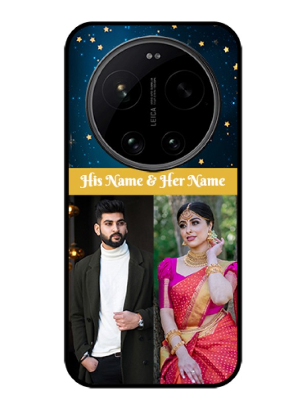 Custom Xiaomi 17 Ultra 5G Custom Glass Phone Case - Galaxy Stars Backdrop Design