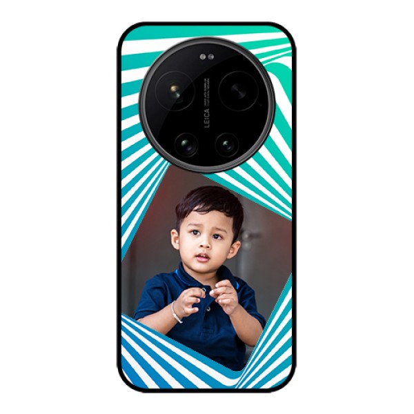 Xiaomi 17 Ultra 5G Custom Glass Phone Case - Abstract Spiral Design Xiaomi 17 Ultra 5G Custom Glass Phone Case - Abstract Spiral Design