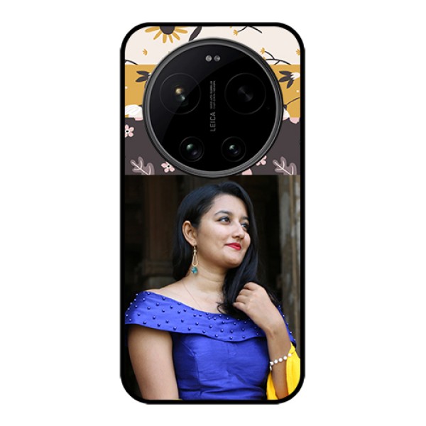Xiaomi 17 Ultra 5G Custom Glass Phone Case - Stylish Floral Design Xiaomi 17 Ultra 5G Custom Glass Phone Case - Stylish Floral Design