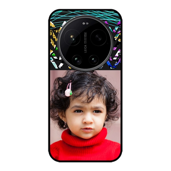 Xiaomi 17 Ultra 5G Custom Glass Phone Case - Neon Abstract Design