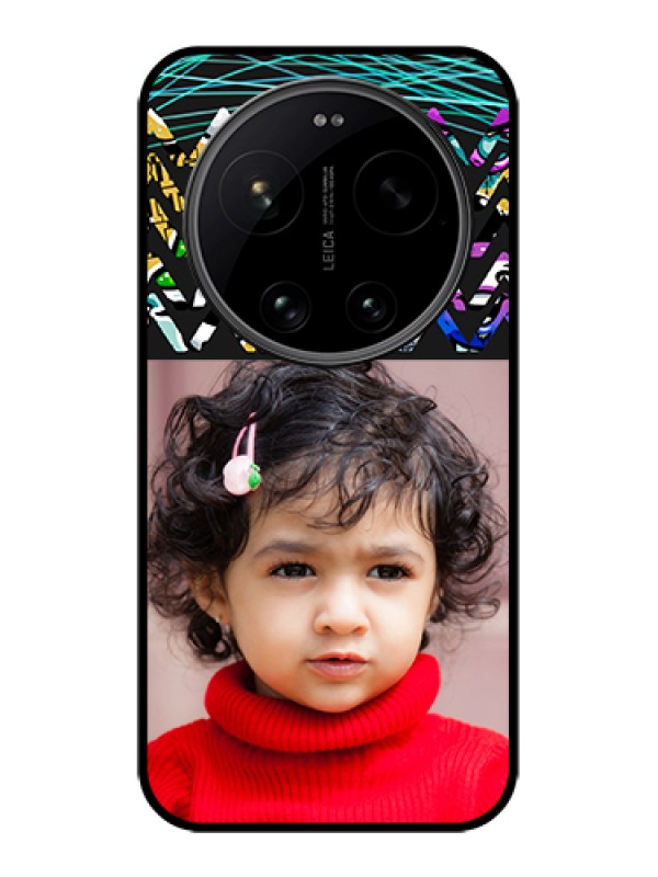 Custom Xiaomi 17 Ultra 5G Custom Glass Phone Case - Neon Abstract Design