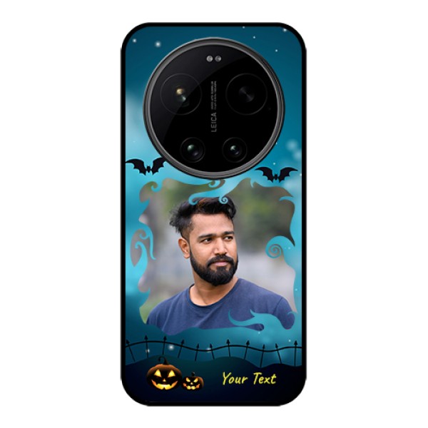 Xiaomi 17 Ultra 5G Custom Glass Phone Case - Halloween Frame Design