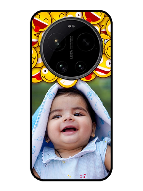 Custom Xiaomi 17 Ultra 5G Custom Glass Phone Case - With Smiley Emoji Design