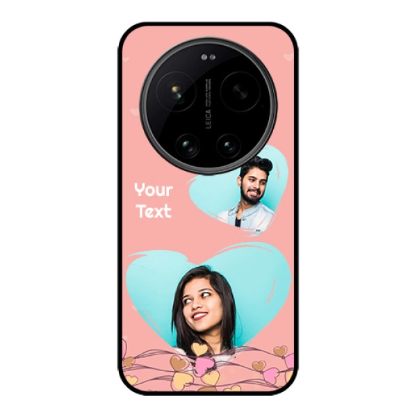 Xiaomi 17 Ultra 5G Custom Glass Phone Case - Love Doodle Design Xiaomi 17 Ultra 5G Custom Glass Phone Case - Love Doodle Design