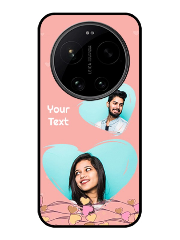 Custom Xiaomi 17 Ultra 5G Custom Glass Phone Case - Love Doodle Design