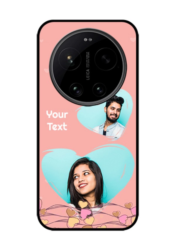 Xiaomi 17 Ultra 5G Custom Glass Phone Case - Love Doodle Design
