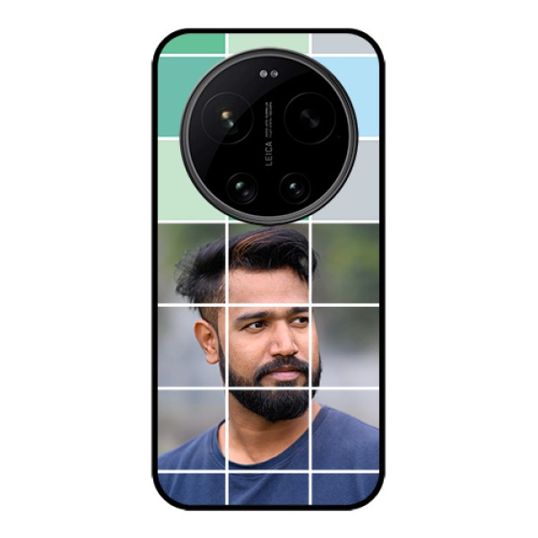 Xiaomi 17 Ultra 5G Custom Glass Phone Case - With White Box Pattern