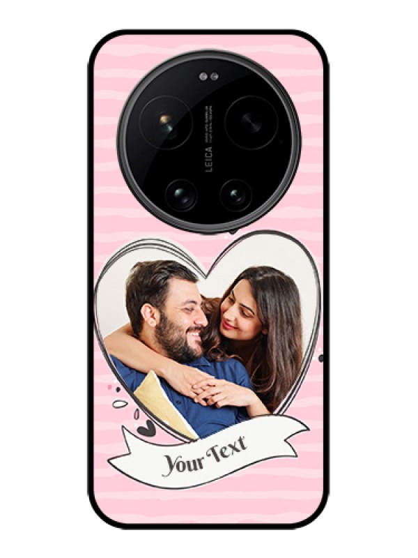 Custom Xiaomi 17 Ultra 5G Custom Glass Phone Case - Vintage Heart Design