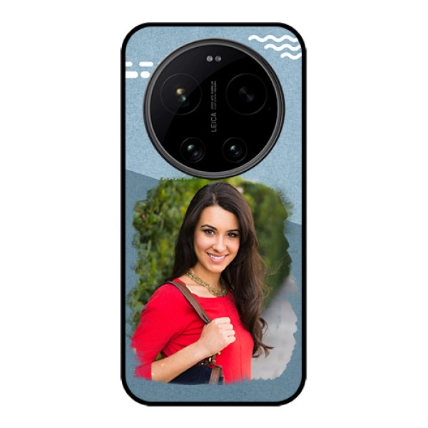 Xiaomi 17 Ultra 5G Custom Glass Phone Case - Grunge Line Art Design