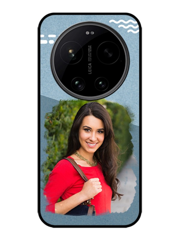 Custom Xiaomi 17 Ultra 5G Custom Glass Phone Case - Grunge Line Art Design