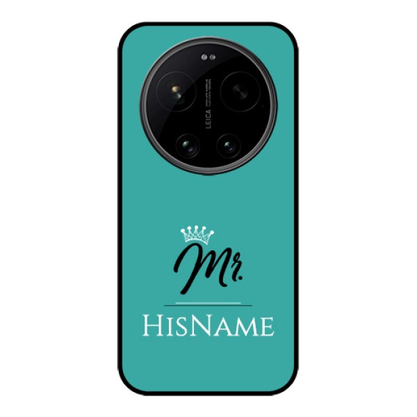 Xiaomi 17 Ultra 5G Custom Glass Phone Case - Mr With Name Design