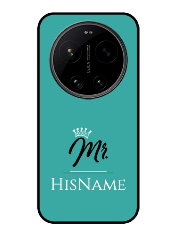 Custom Xiaomi 17 Ultra 5G Custom Glass Phone Case - Mr With Name Design