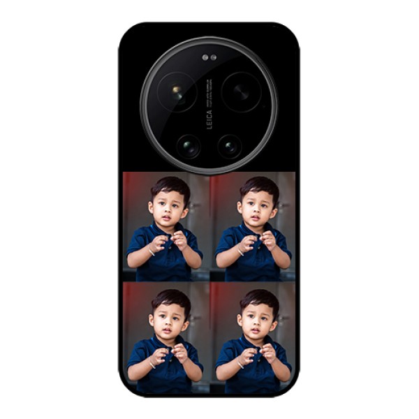 Xiaomi 17 Ultra 5G Custom Glass Phone Case - 4 Image Holder Design