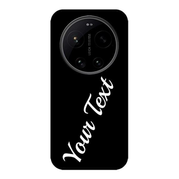 Xiaomi 17 Ultra 5G Custom Glass Phone Case - With Your Name Design Xiaomi 17 Ultra 5G Custom Glass Phone Case - With Your Name Design