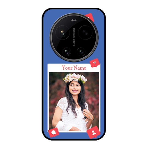 Xiaomi 17 Ultra 5G Custom Glass Phone Case - Like Share And Comment Design Xiaomi 17 Ultra 5G Custom Glass Phone Case - Like Share And Comment Design