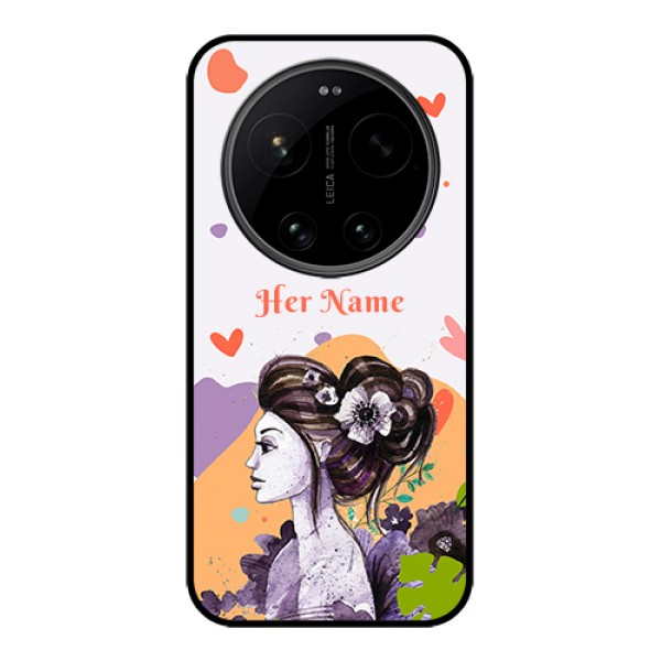 Xiaomi 17 Ultra 5G Custom Glass Phone Case - Woman And Nature Design