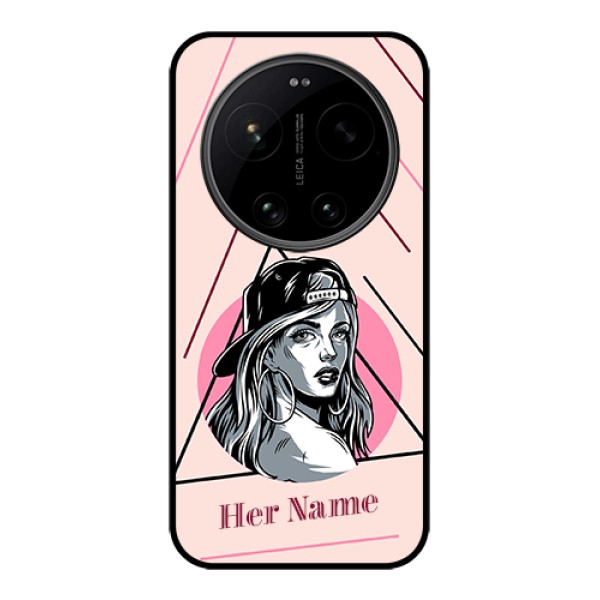 Xiaomi 17 Ultra 5G Custom Glass Phone Case - Rockstar Girl Design