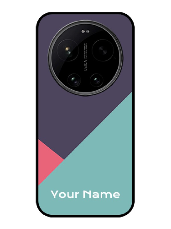 Custom Xiaomi 17 Ultra 5G Custom Glass Phone Case - Tri Color Abstract Design