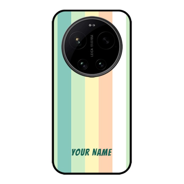 Xiaomi 17 Ultra 5G Custom Glass Phone Case - Multi - Colour Stripes Design Xiaomi 17 Ultra 5G Custom Glass Phone Case - Multi - Colour Stripes Design