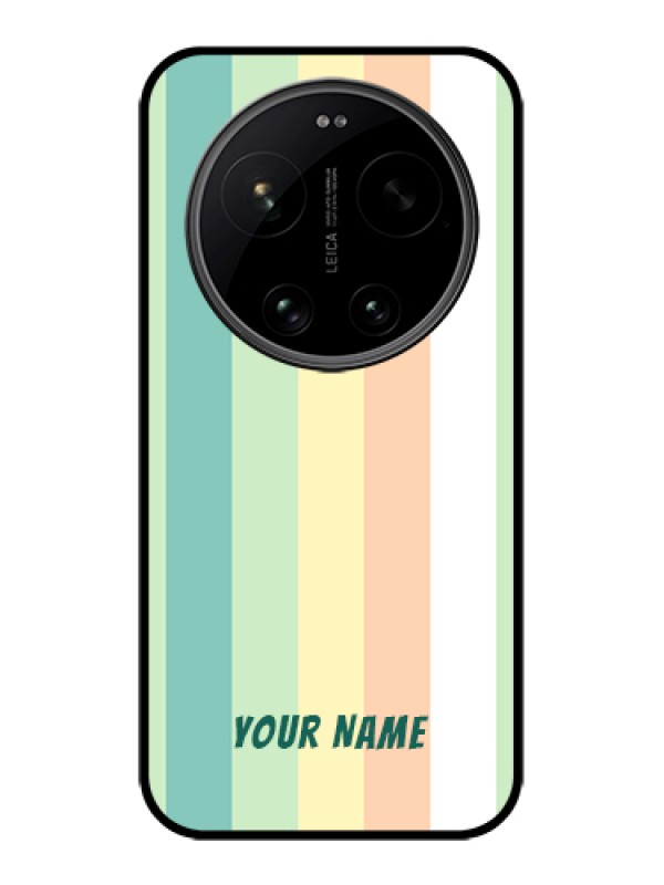 Custom Xiaomi 17 Ultra 5G Custom Glass Phone Case - Multi - Colour Stripes Design