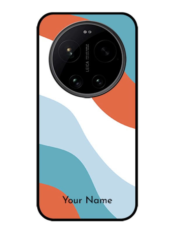 Custom Xiaomi 17 Ultra 5G Custom Glass Phone Case - Coloured Waves Design