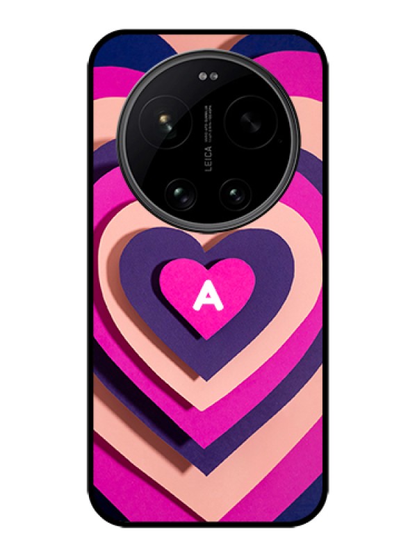 Custom Xiaomi 17 Ultra 5G Custom Glass Phone Case - Cute Heart Pattern Design