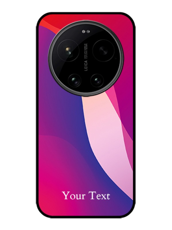 Custom Xiaomi 17 Ultra 5G Custom Glass Phone Case - Digital Abstract Overlap Design