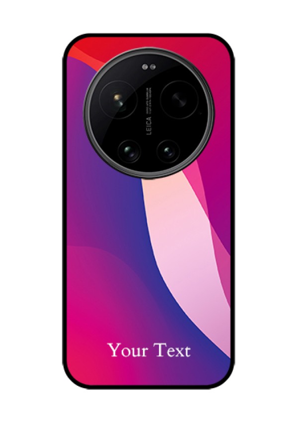 Xiaomi 17 Ultra 5G Custom Glass Phone Case - Digital Abstract Overlap Design