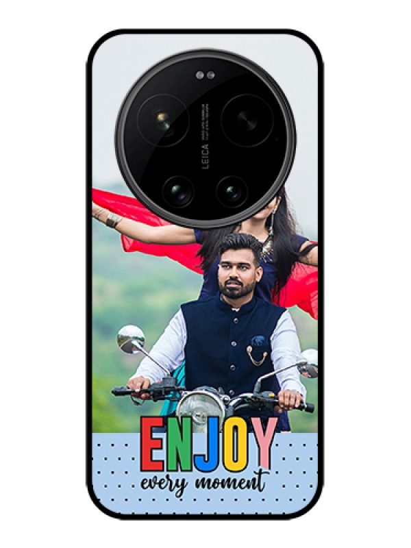Custom Xiaomi 17 Ultra 5G Custom Glass Phone Case - Enjoy Every Moment Design