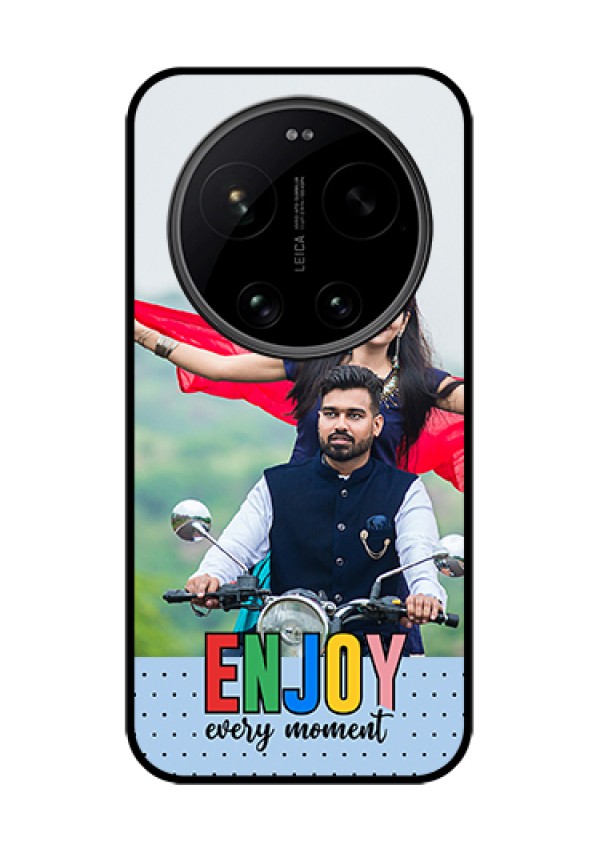 Xiaomi 17 Ultra 5G Custom Glass Phone Case - Enjoy Every Moment Design