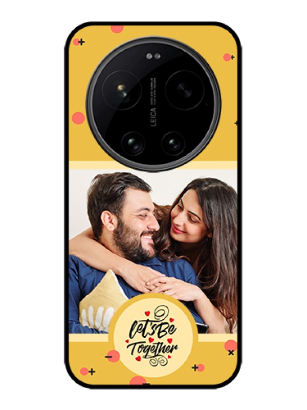 Custom Xiaomi 17 Ultra 5G Custom Glass Phone Case - Lets Be Together Design