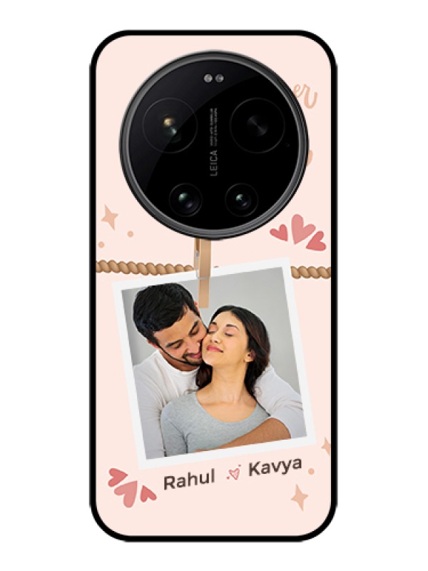 Custom Xiaomi 17 Ultra 5G Custom Glass Phone Case - Forever And Ever Love Design