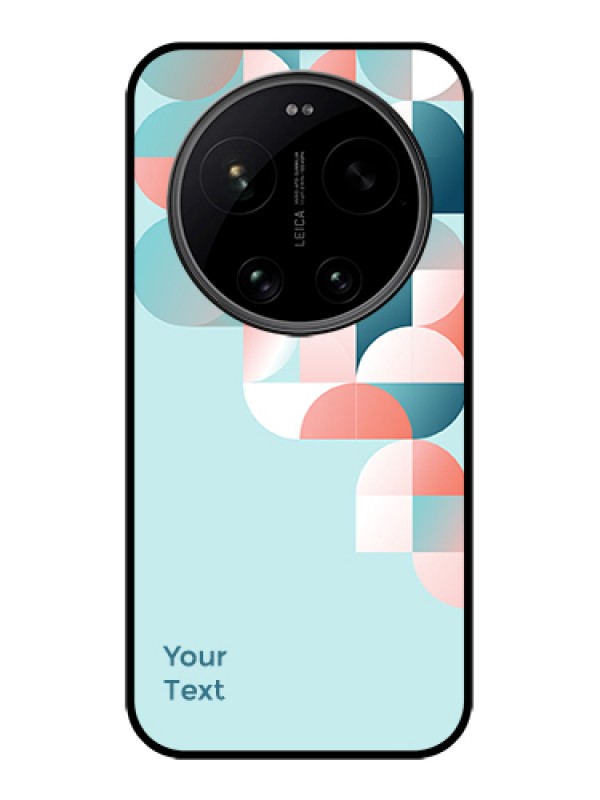 Custom Xiaomi 17 Ultra 5G Custom Glass Phone Case - Stylish Semi - Circle Pattern Design