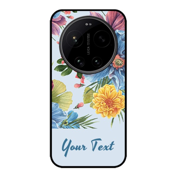 Xiaomi 17 Ultra 5G Custom Glass Phone Case - Stunning Watercolored Flowers Painting Design Xiaomi 17 Ultra 5G Custom Glass Phone Case - Stunning Watercolored Flowers Painting Design