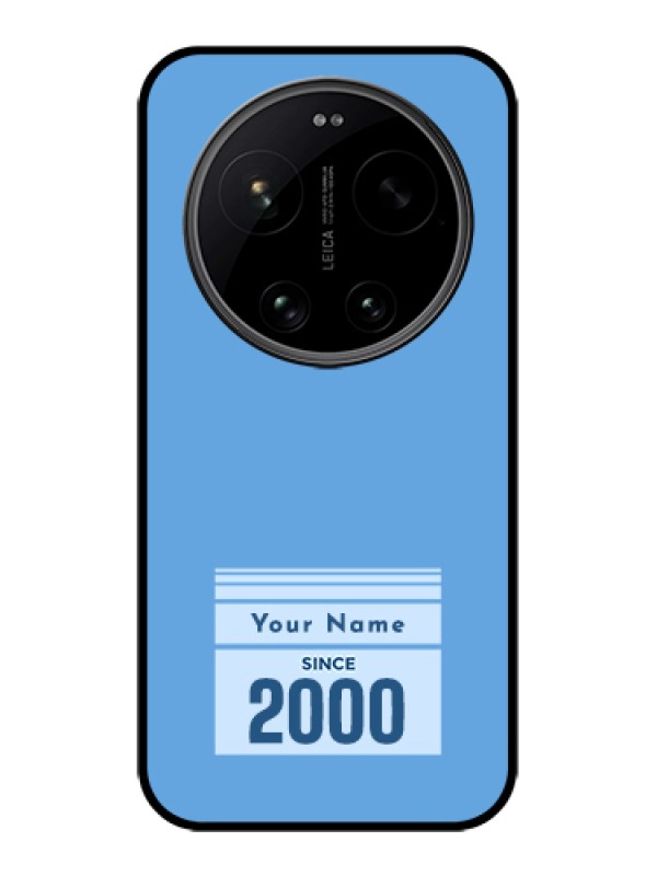 Custom Xiaomi 17 Ultra 5G Custom Glass Phone Case - Custom Year Of Birth Design