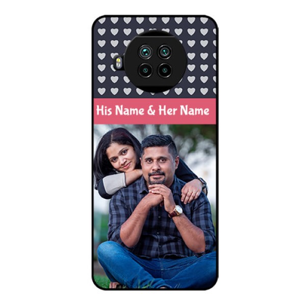 Mi 10i 5G Custom Glass Mobile Case  - Love Symbols Design