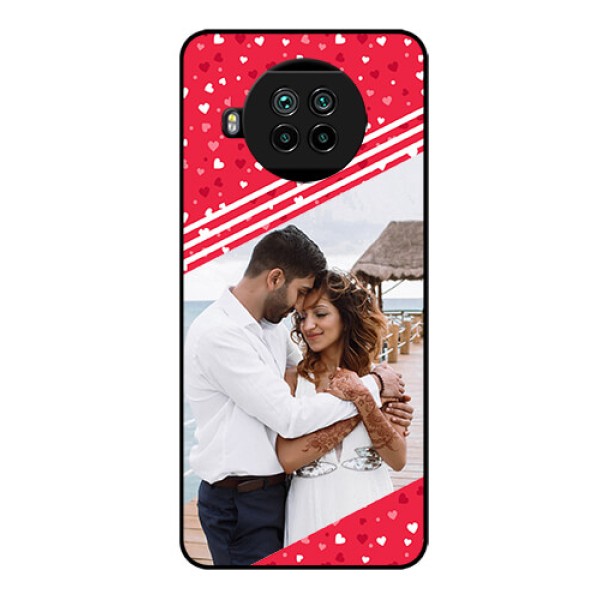 Mi 10i 5G Custom Glass Mobile Case  - Valentines Gift Design