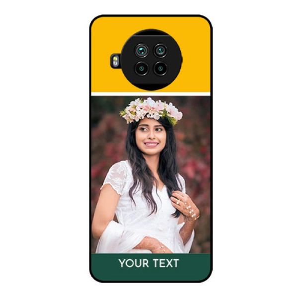Mi 10i 5G Photo Printing on Glass Case  - Love You Design