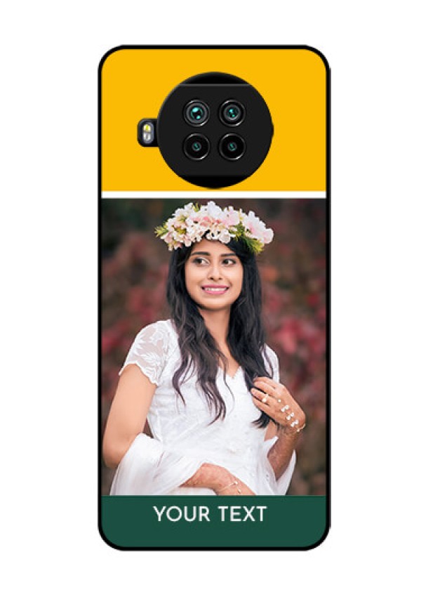 Mi 10i 5G Photo Printing on Glass Case  - Love You Design