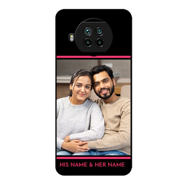 Mi 10i 5G Custom Glass Mobile Case  - with Add Text Design