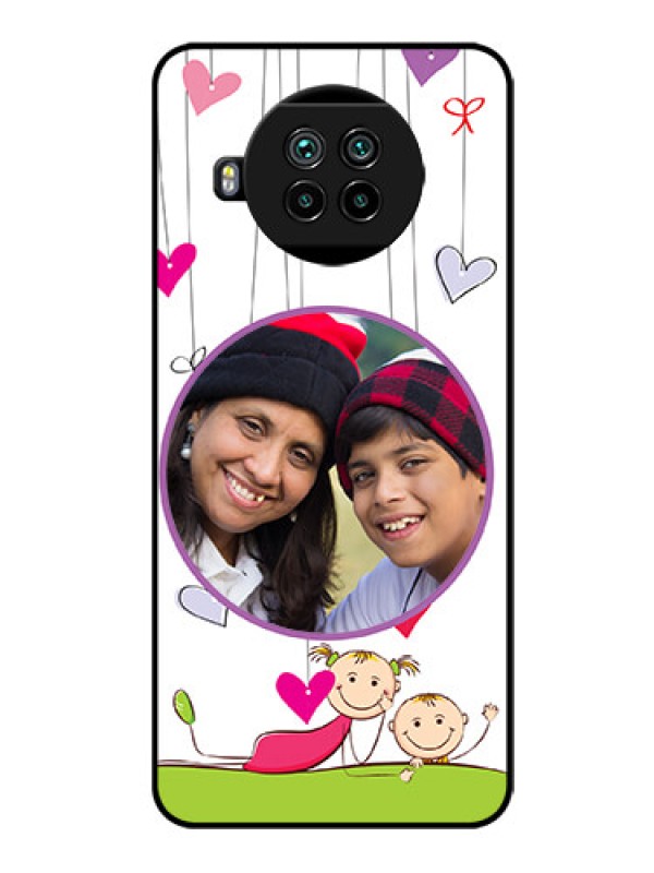 Custom Mi 10i 5G Photo Printing on Glass Case  - Cute Kids Phone Case Design