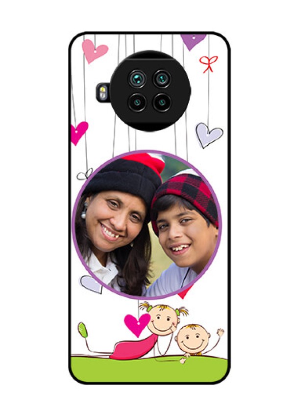 Mi 10i 5G Photo Printing on Glass Case  - Cute Kids Phone Case Design