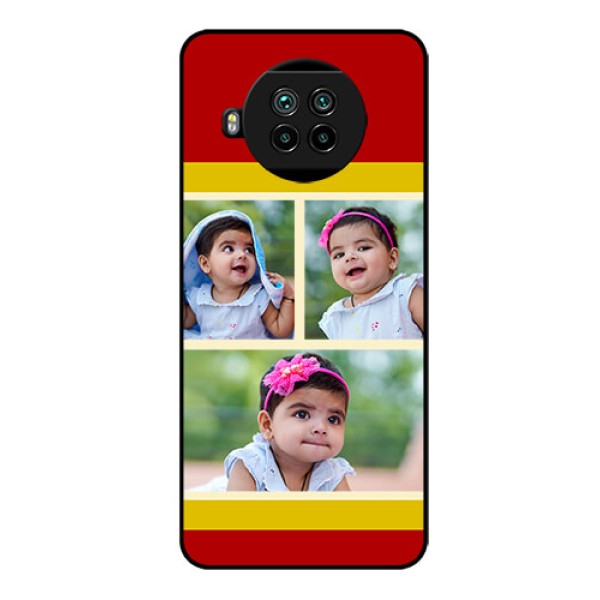 Mi 10i 5G Custom Glass Mobile Case  - Multiple Pic Upload Design
