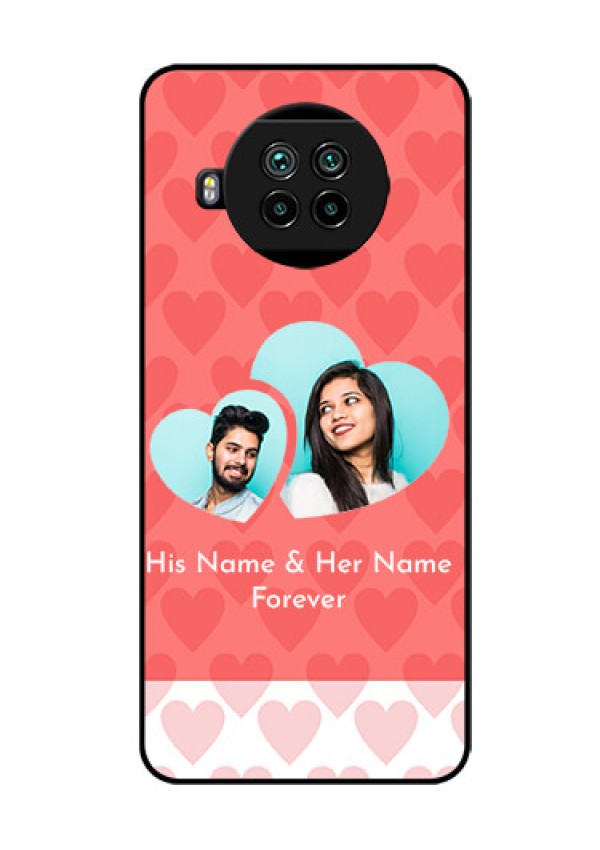 Mi 10i 5G Personalized Glass Phone Case  - Couple Pic Upload Design