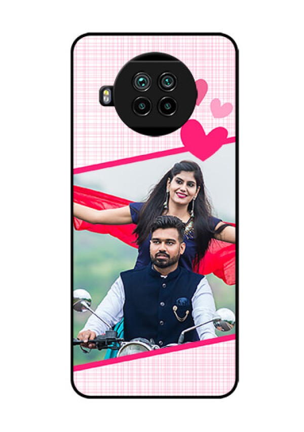 Mi 10i 5G Custom Glass Phone Case  - Love Shape Heart Design